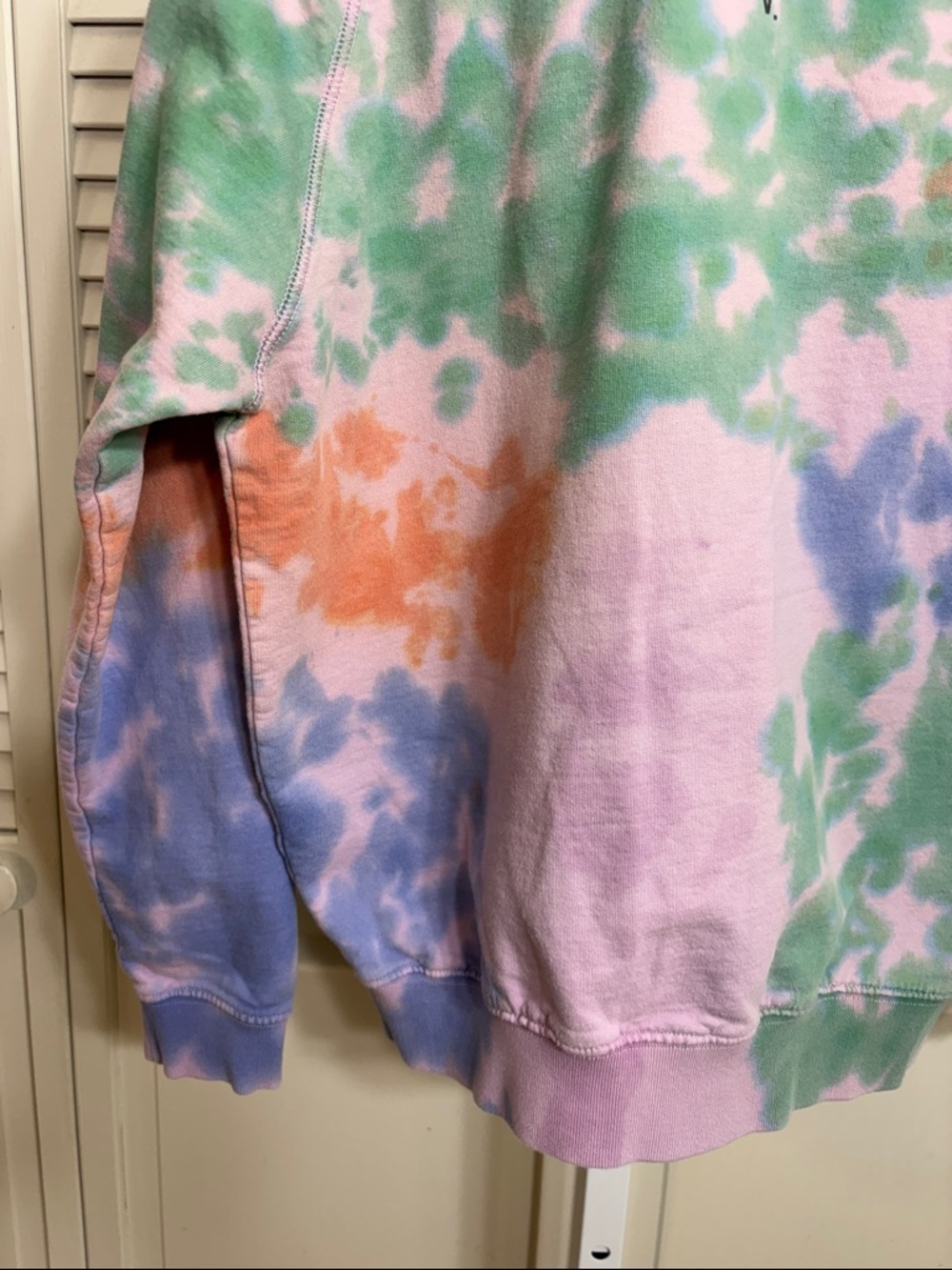 Clare V. Amber Tie-Dye Pullover Multicolor Sweatshirt XS - Picture 14 of 16